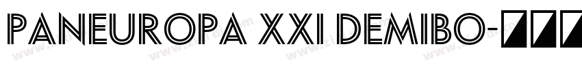 Paneuropa XXI DemiBo字体转换